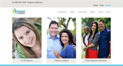 Desktop Screenshot of deaconessadoption.org